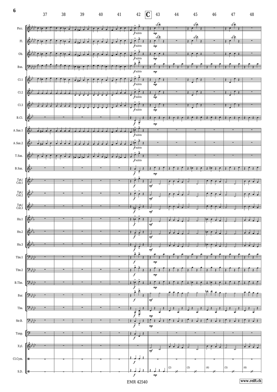 Red Berries Red Berries Concert Band scores gallery preview page 7