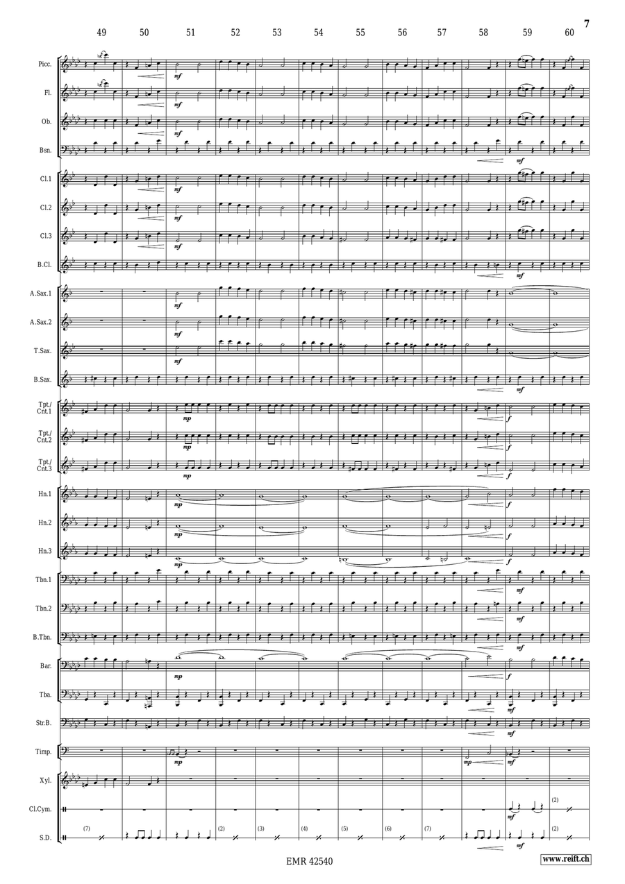 Red Berries Red Berries Concert Band scores gallery preview page 8
