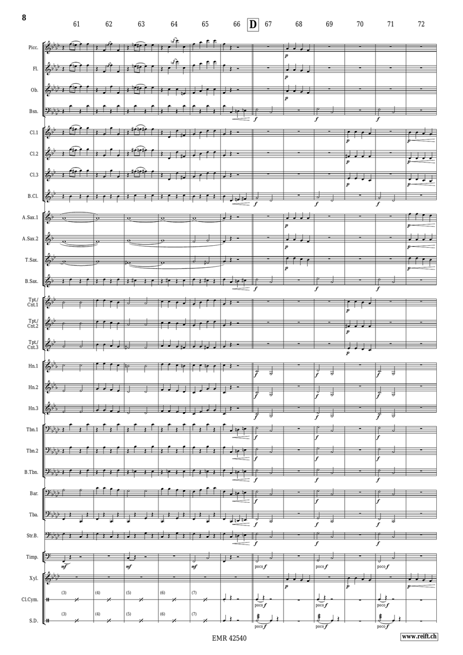 Red Berries Red Berries Concert Band scores gallery preview page 9