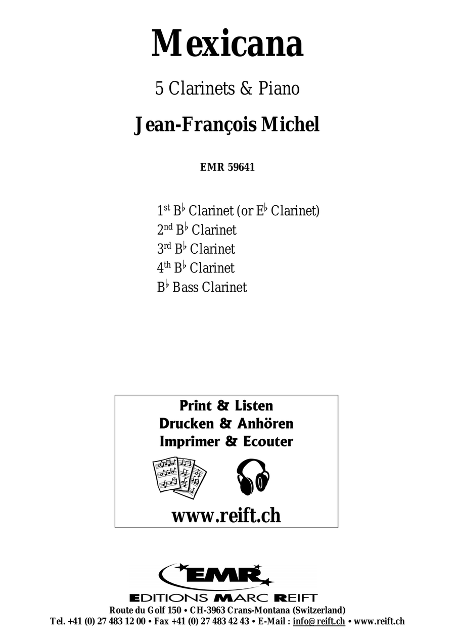 Mexicana Mexicana Clarinet scores gallery preview page 2