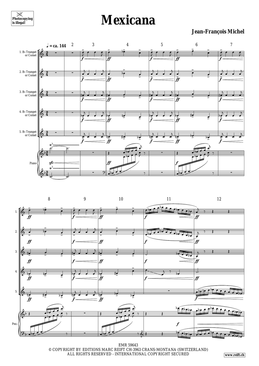 Mexicana Mexicana Cornet scores gallery preview page 4