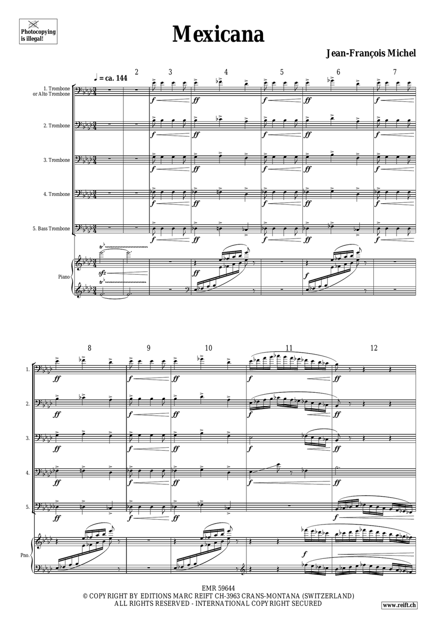 Mexicana Mexicana Piano Accompaniment scores gallery preview page 4