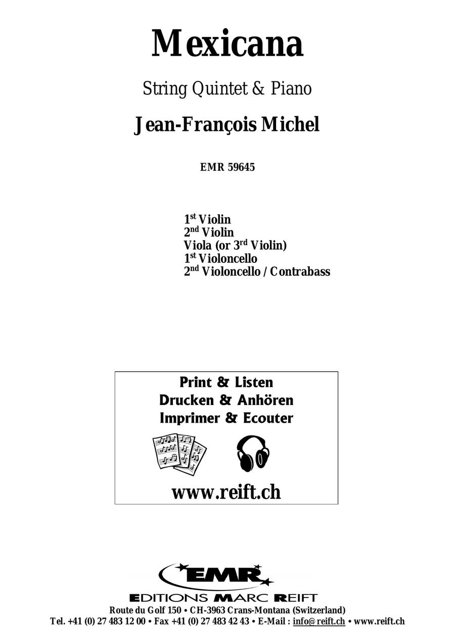 Mexicana Mexicana Piano Accompaniment scores gallery preview page 2