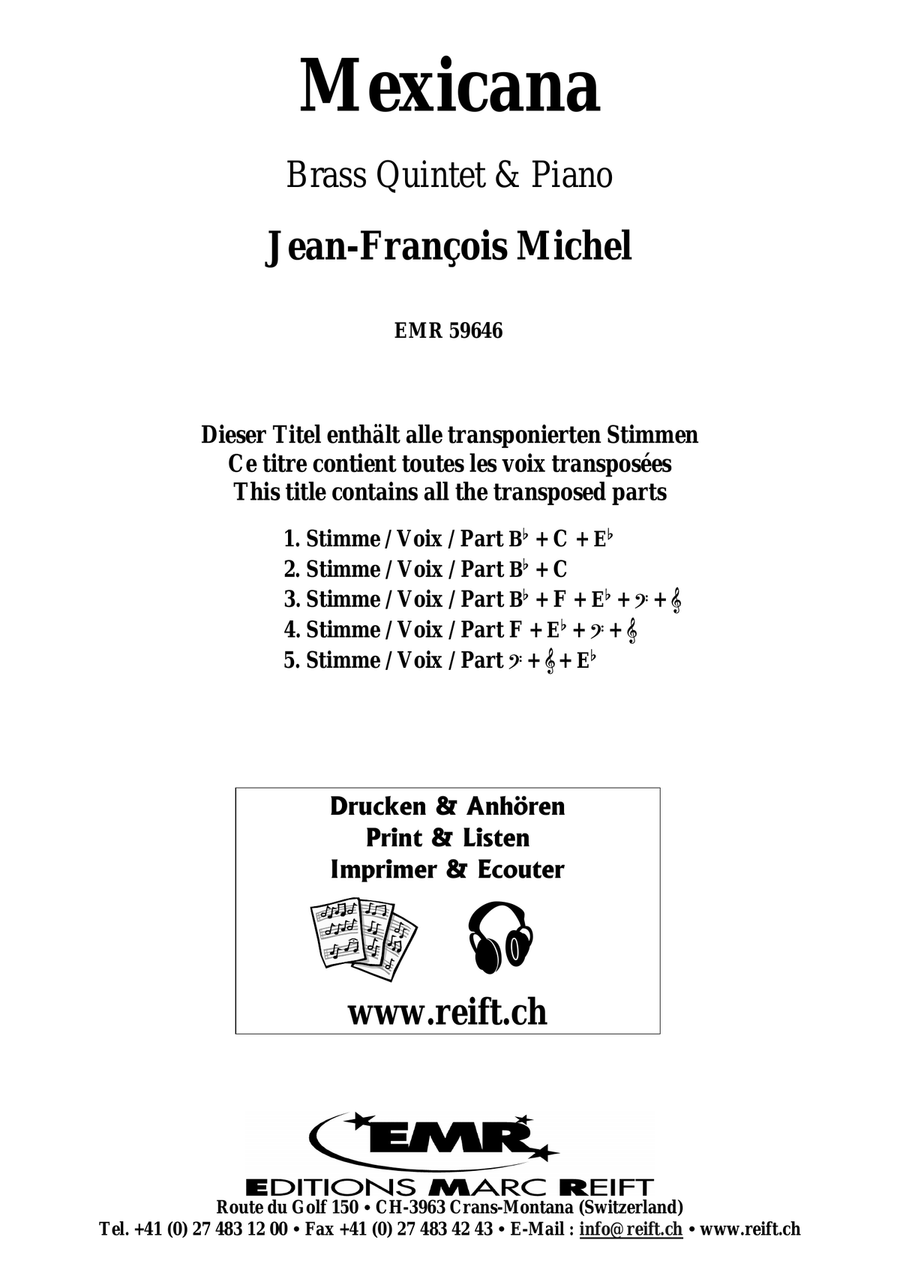 Mexicana Mexicana Piano Accompaniment scores gallery preview page 2