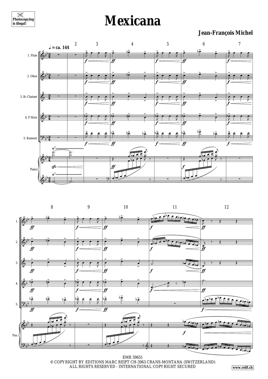 Mexicana Mexicana Bassoon scores gallery preview page 4