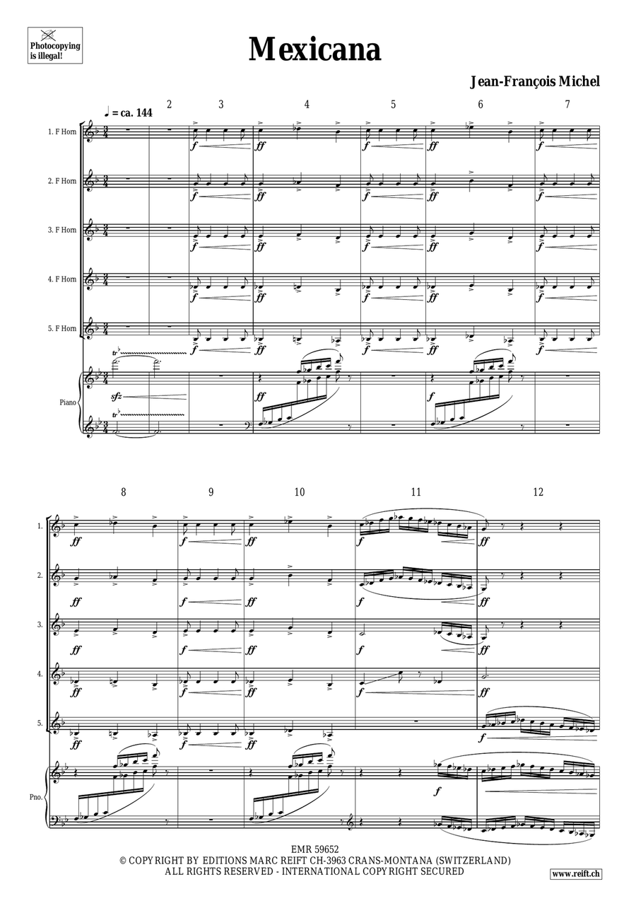 Mexicana Mexicana Horn scores gallery preview page 4