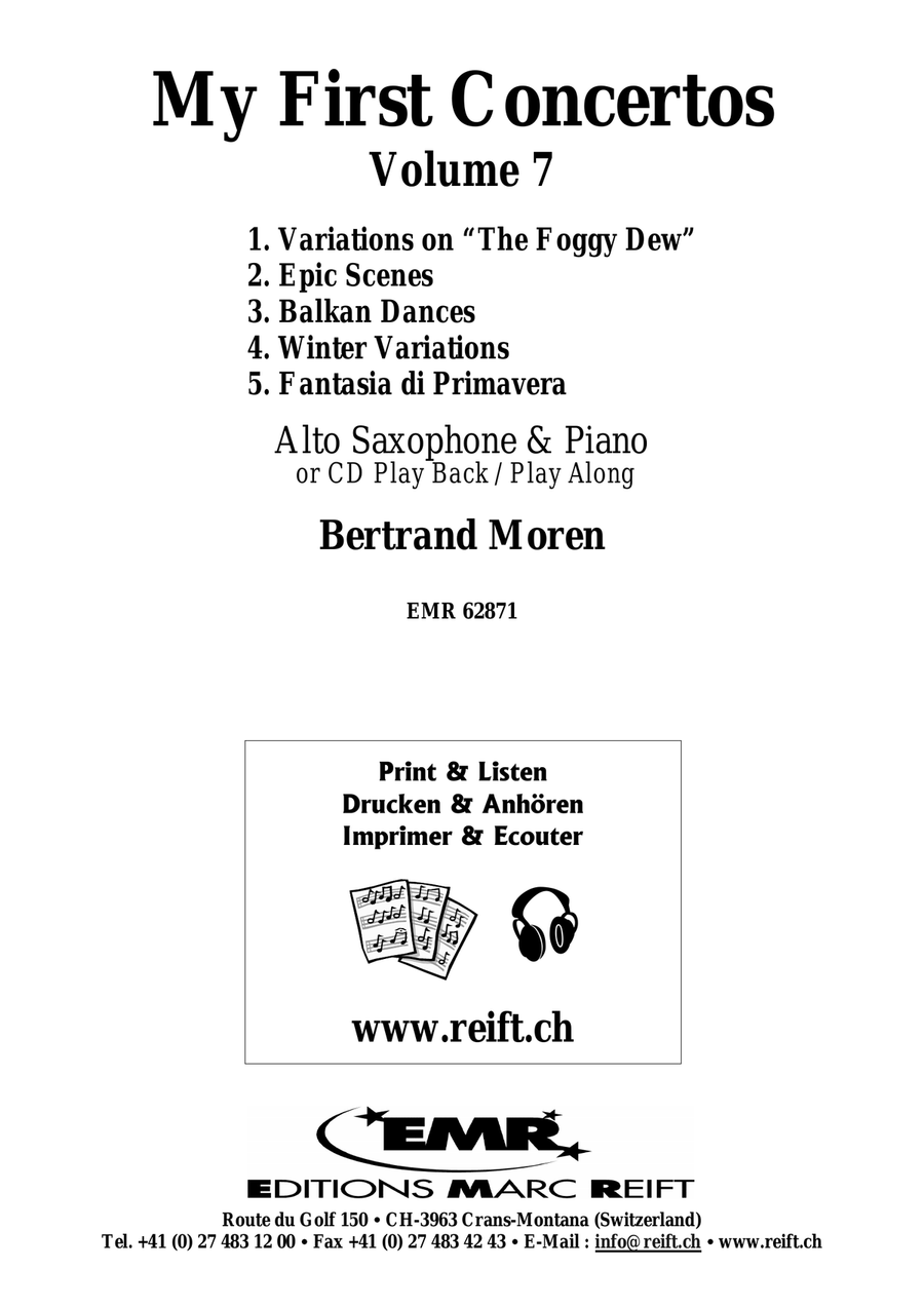 My First Concertos Volume 7 by Bertrand Moren Alto Saxophone - Sheet Music page 2