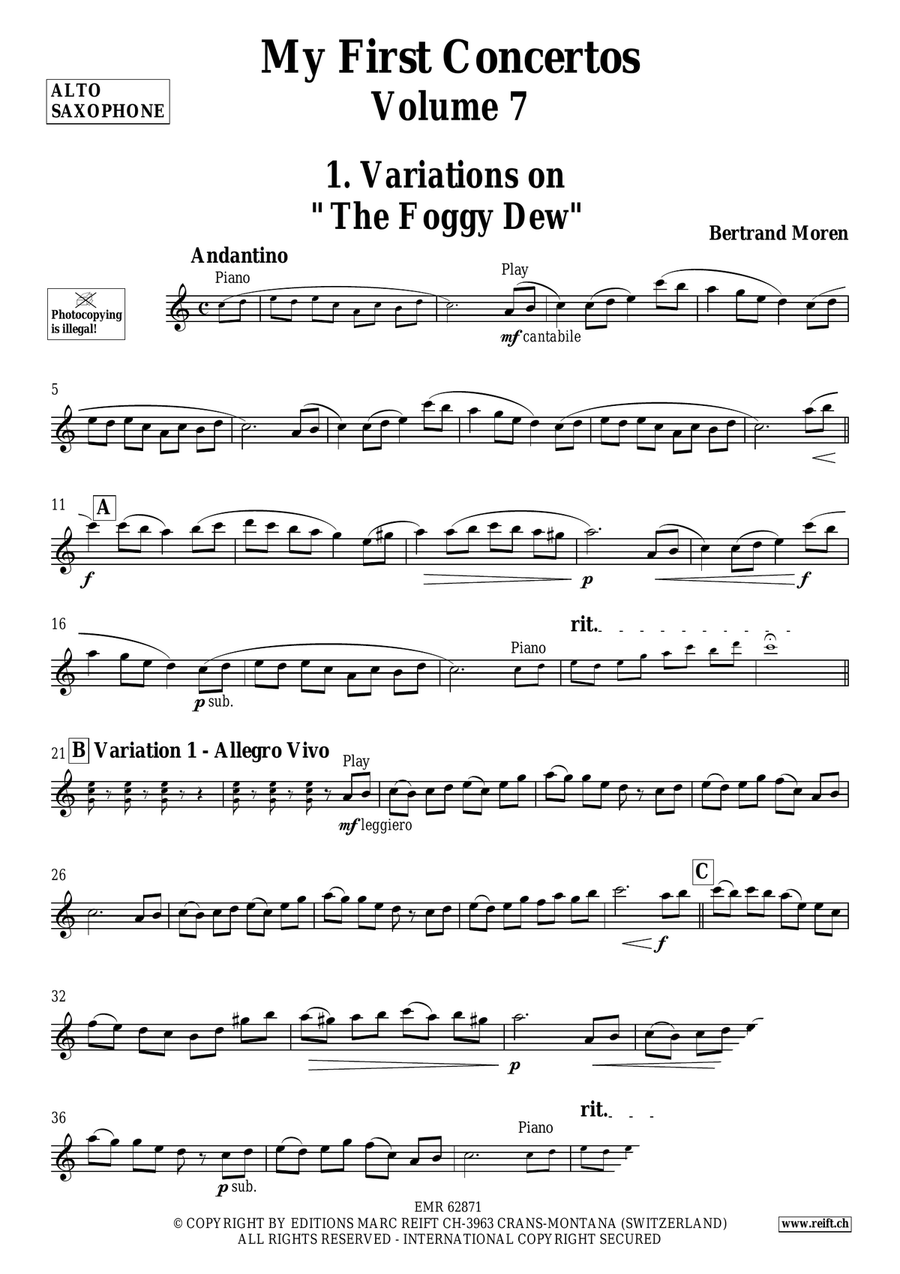 My First Concertos Volume 7 by Bertrand Moren Alto Saxophone - Sheet Music page 4