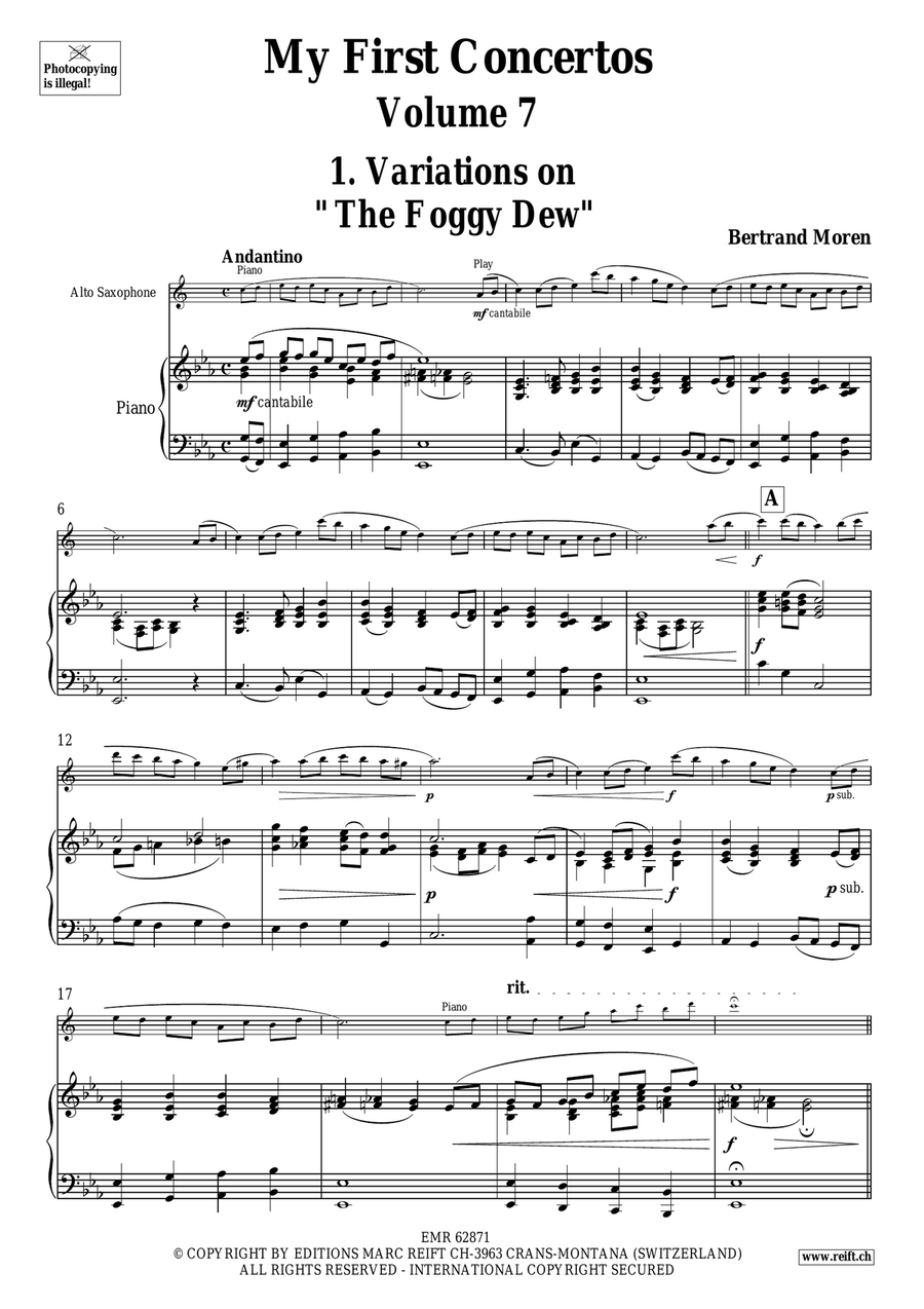 My First Concertos Volume 7 by Bertrand Moren Alto Saxophone - Sheet Music page 5