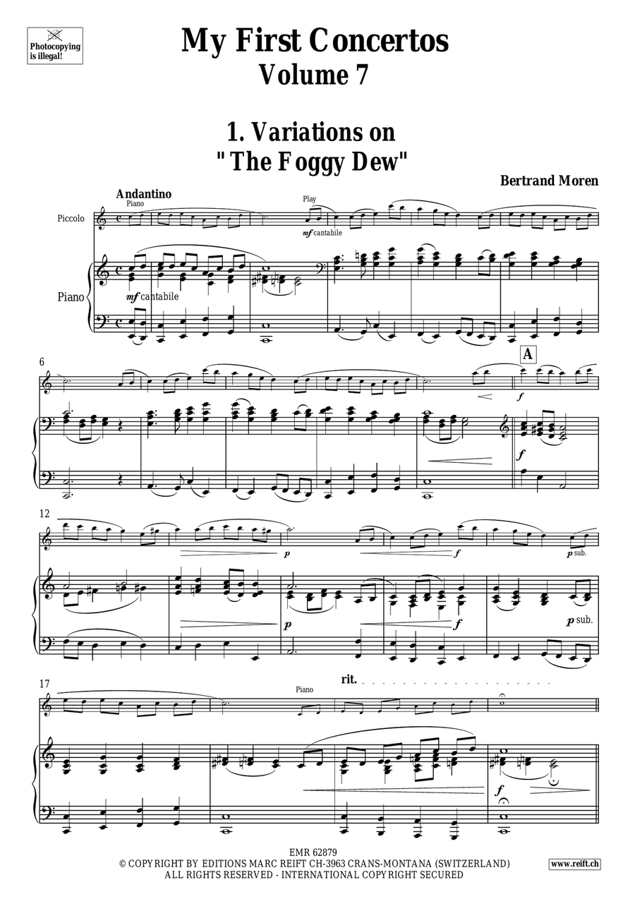 My First Concertos Volume 7 by Bertrand Moren Piccolo - Sheet Music page 5