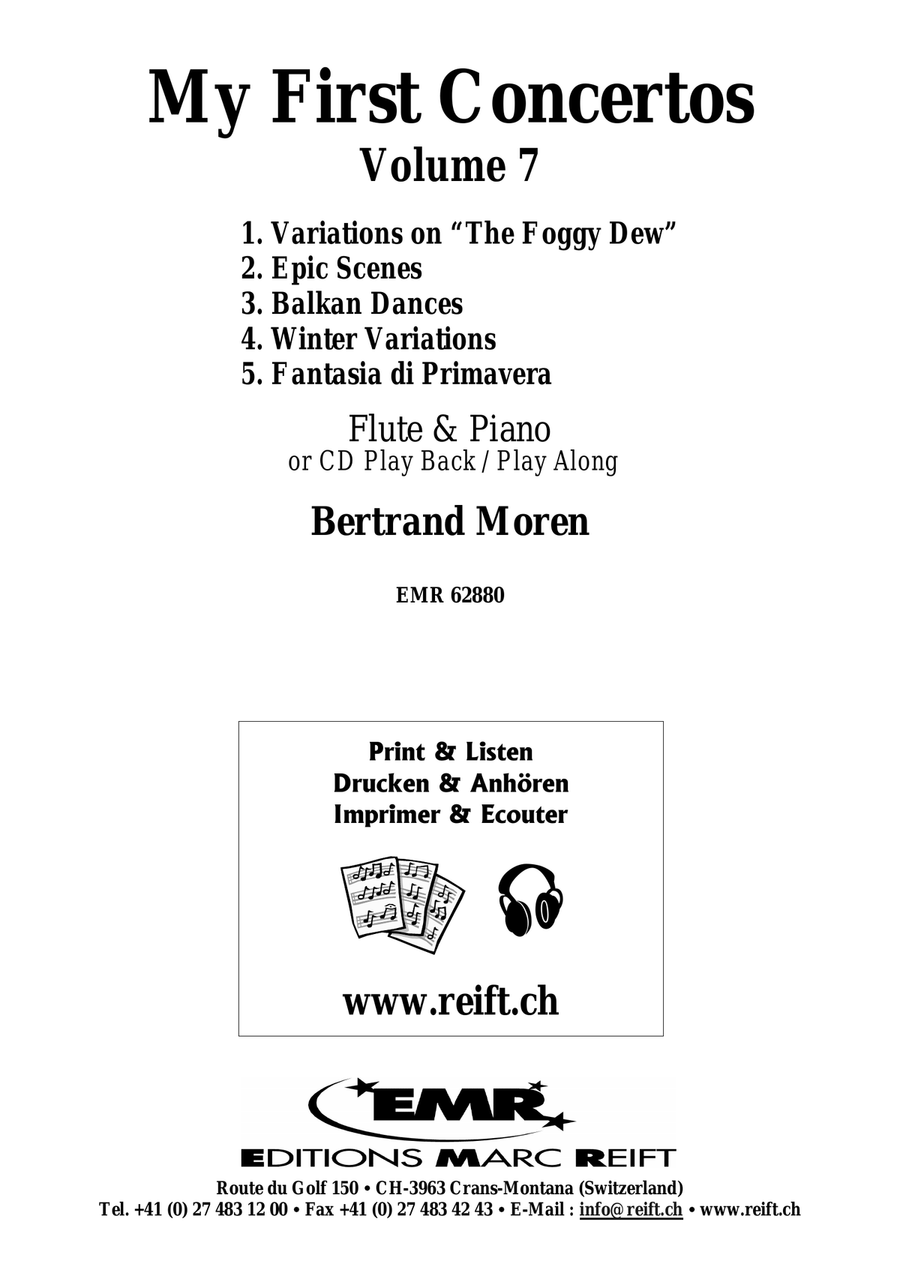 My First Concertos Volume 7 by Bertrand Moren Flute Solo - Sheet Music page 2