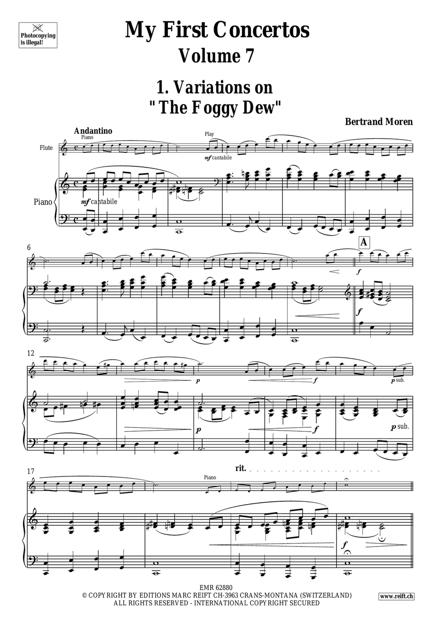 My First Concertos Volume 7 by Bertrand Moren Flute Solo - Sheet Music page 5