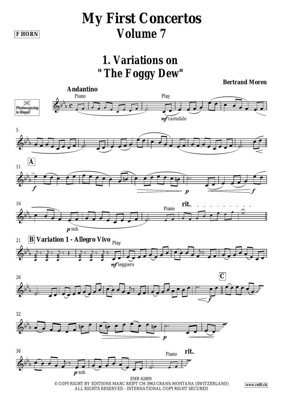 My First Concertos Volume 7 Horn scores gallery preview page 4
