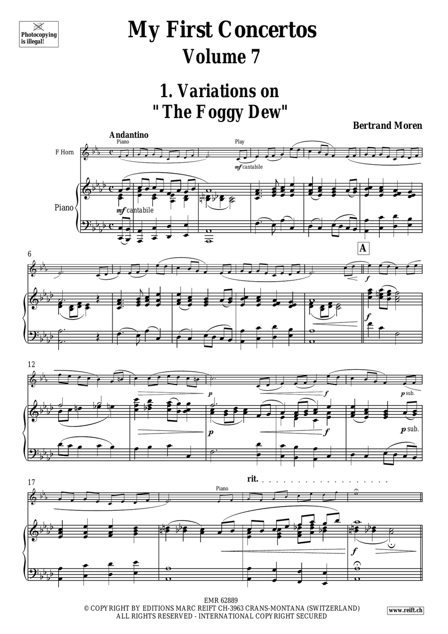 My First Concertos Volume 7 Horn scores gallery preview page 5