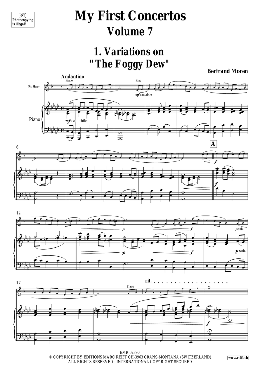 My First Concertos Volume 7 Horn scores gallery preview page 5