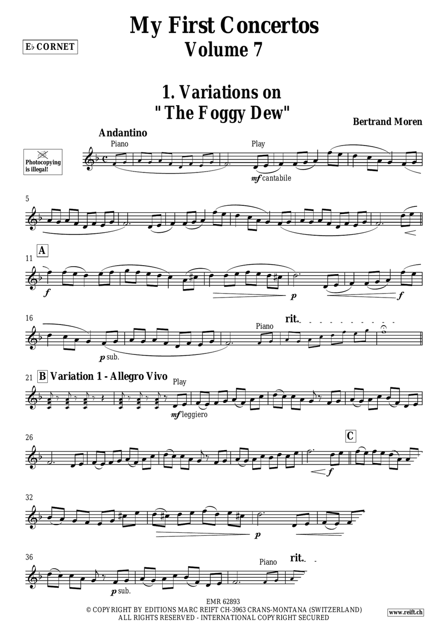 My First Concertos Volume 7 Cornet scores gallery preview page 4