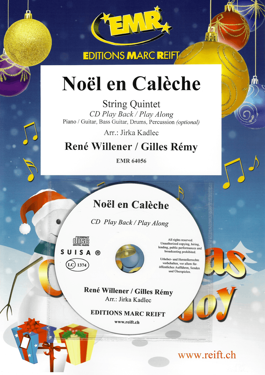 Noël en Calèche Noël en Calèche String Quintet scores gallery preview page 1