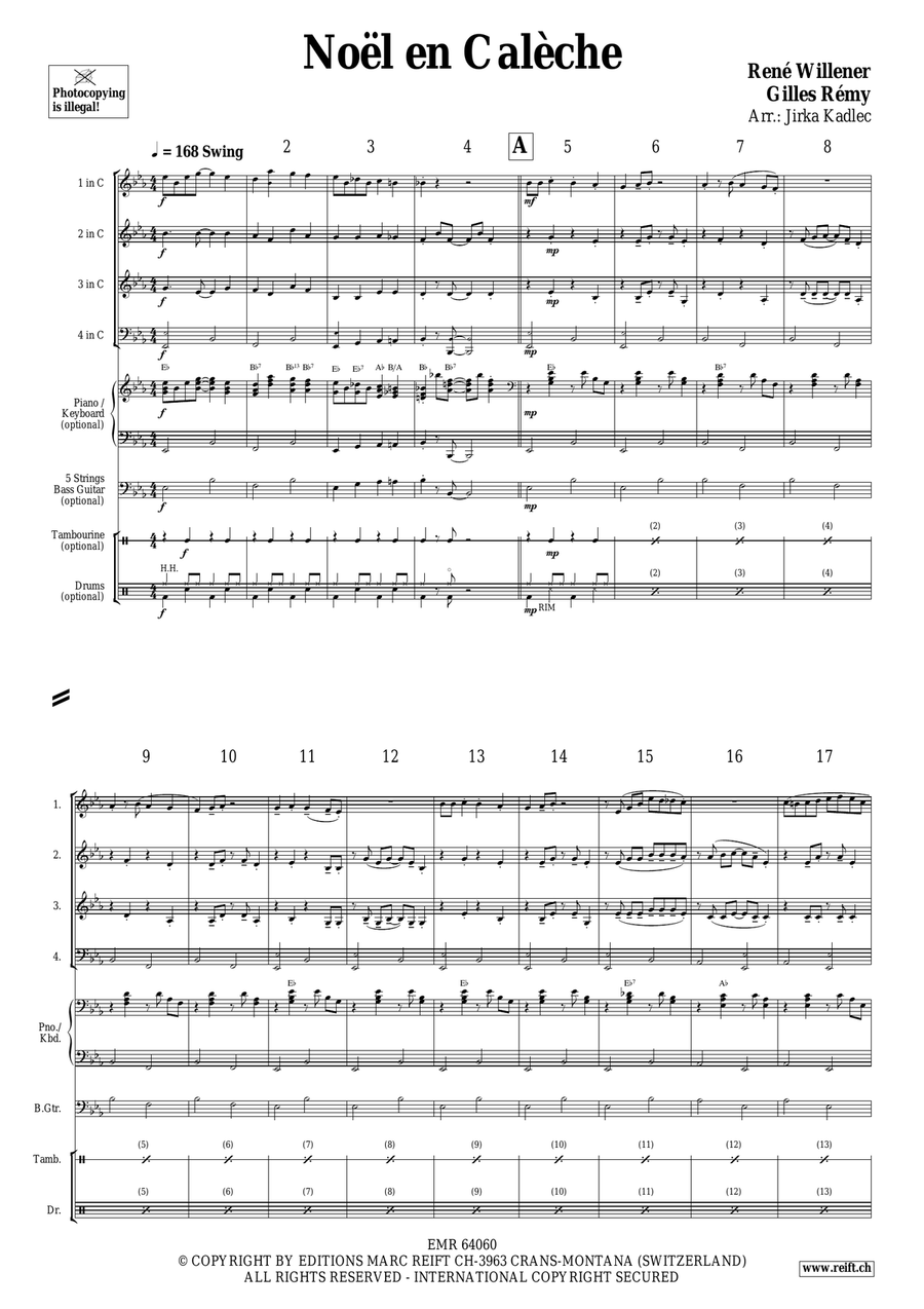 Noël en Calèche Noël en Calèche CD scores gallery preview page 3