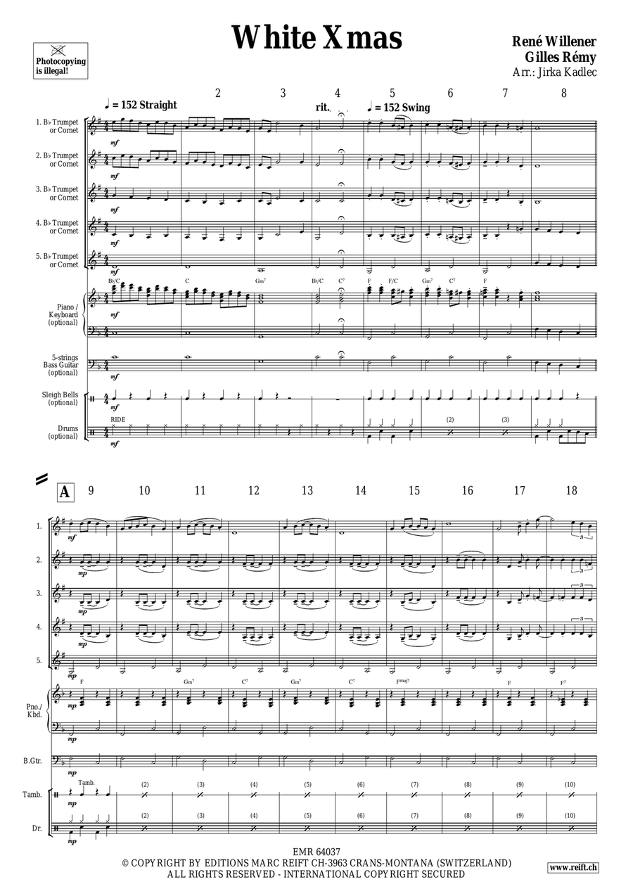 White Xmas White Xmas Cornet scores gallery preview page 3