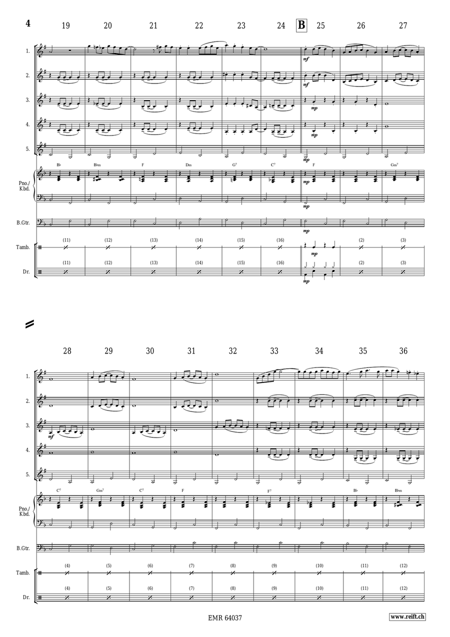 White Xmas White Xmas Cornet scores gallery preview page 4