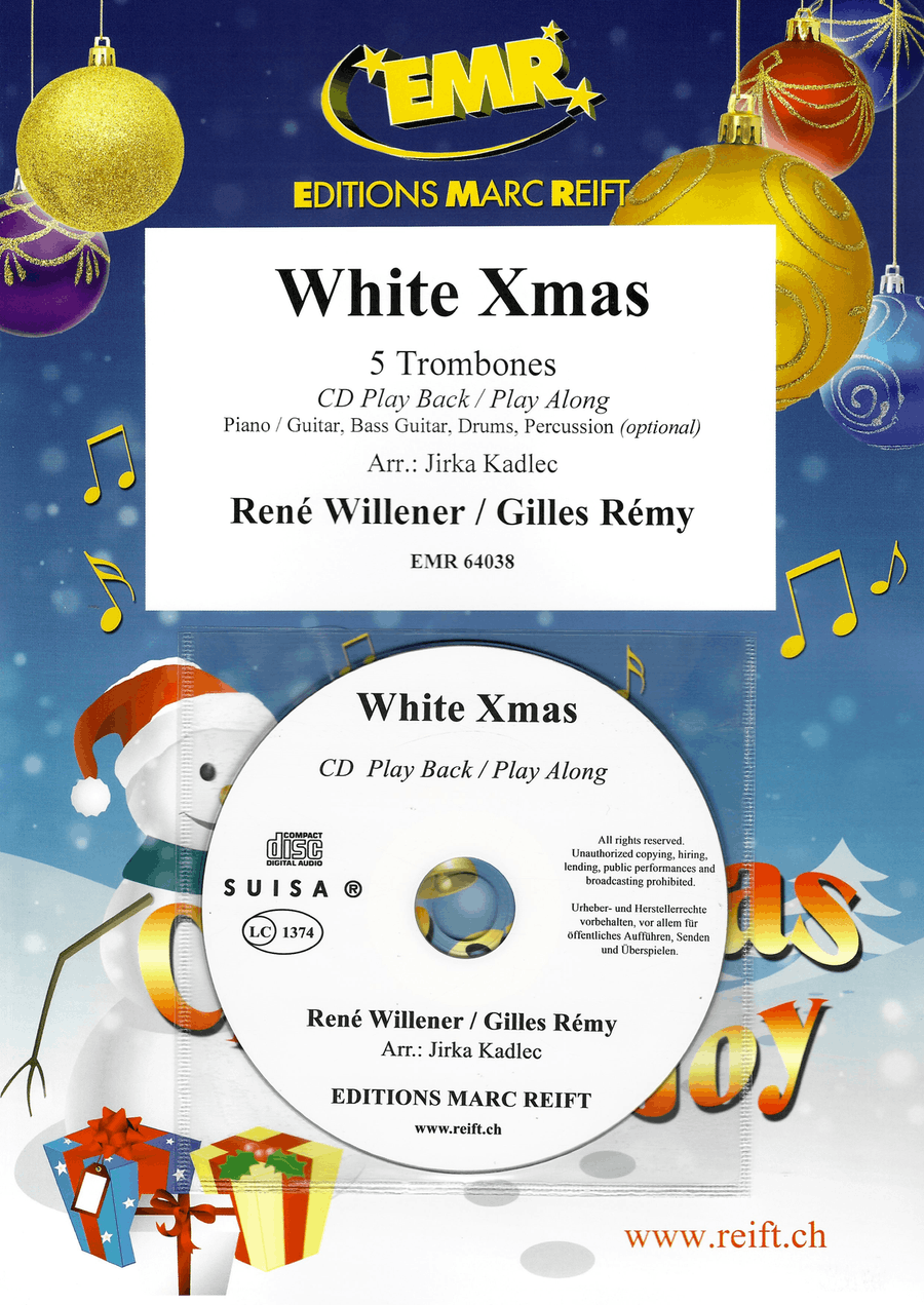 White Xmas White Xmas Trombone scores gallery preview page 1