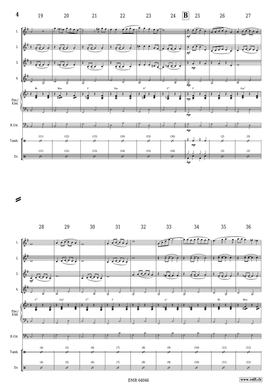 White Xmas White Xmas Cornet scores gallery preview page 4