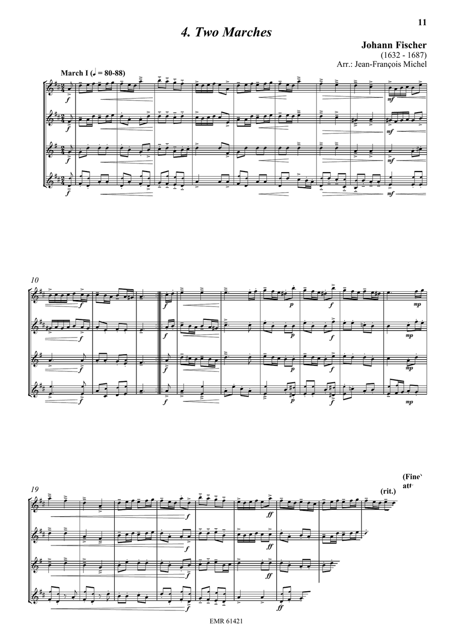 Quartet Album Quartet Album Saxophone Quartet scores gallery preview page 7