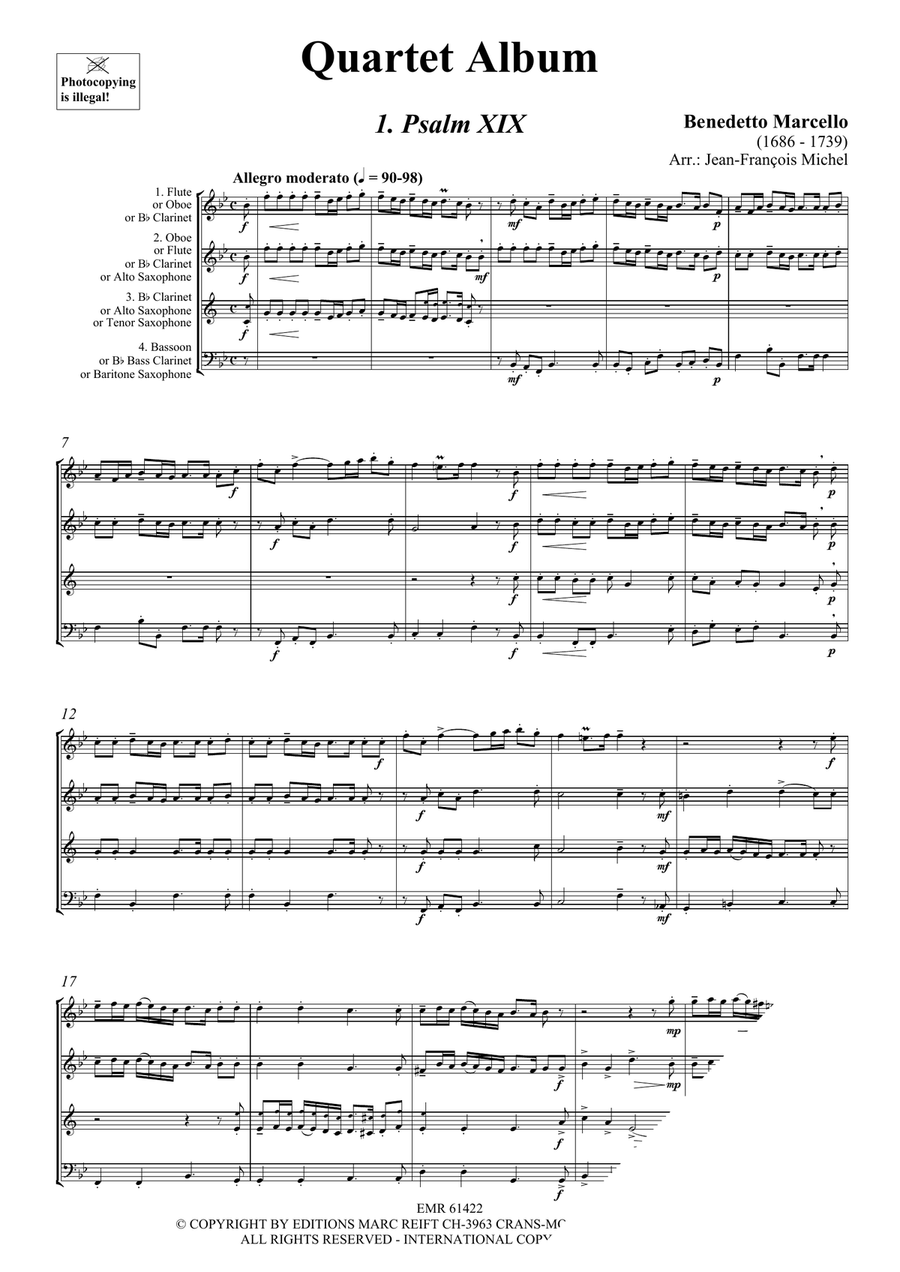 Quartet Album Quartet Album Woodwind Quartet scores gallery preview page 3