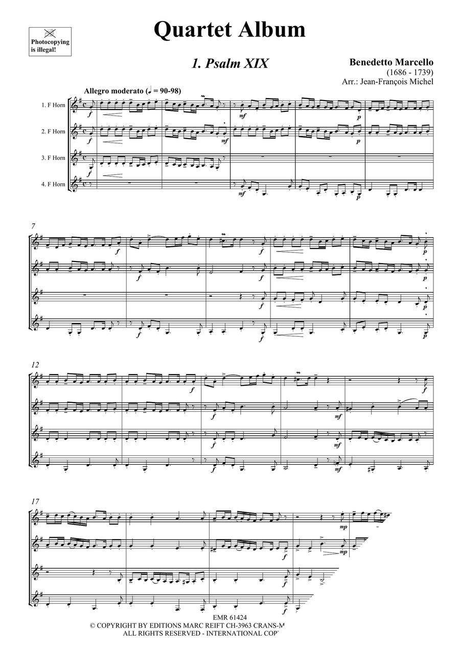 Quartet Album Quartet Album Horn scores gallery preview page 3