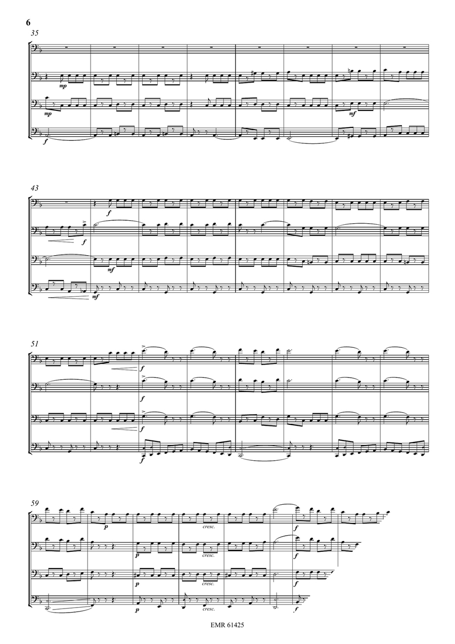 Quartet Album Quartet Album Trombone Quartet scores gallery preview page 5