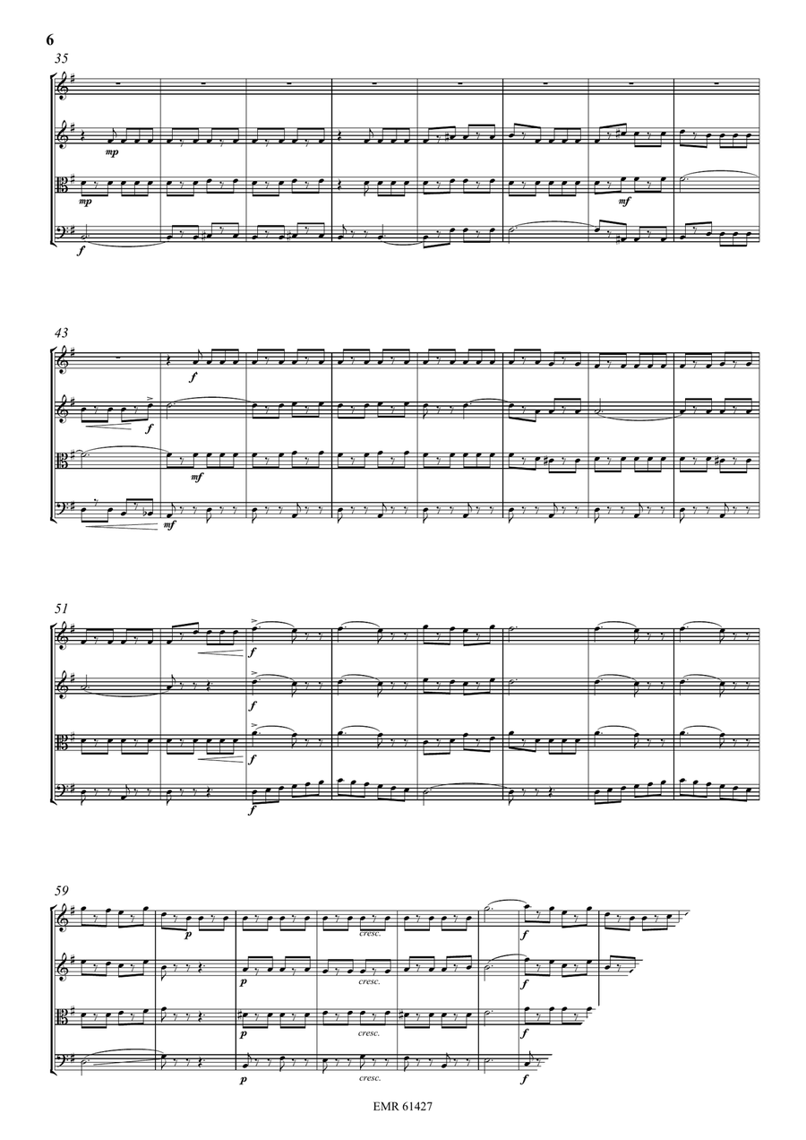 Quartet Album Quartet Album String Quartet scores gallery preview page 5