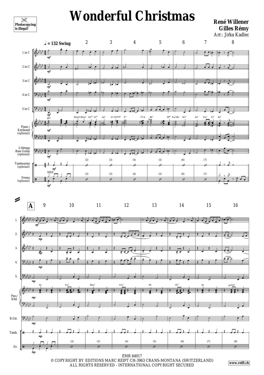 Wonderful Christmas Wonderful Christmas CD scores gallery preview page 3