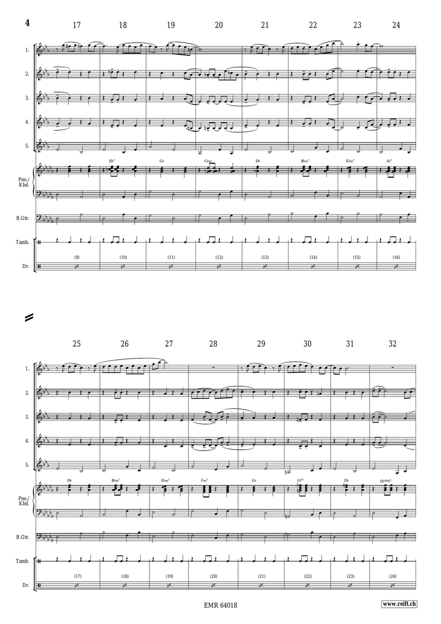Wonderful Christmas Wonderful Christmas Clarinet Quintet scores gallery preview page 4