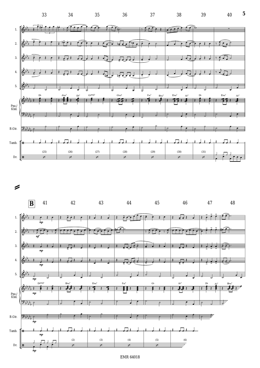 Wonderful Christmas Wonderful Christmas Clarinet Quintet scores gallery preview page 5