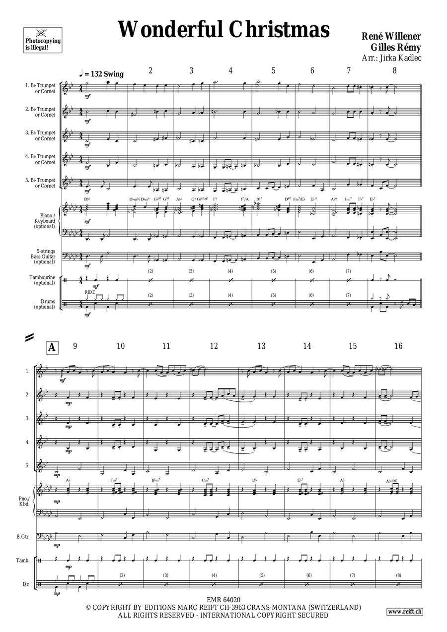 Wonderful Christmas Wonderful Christmas Cornet scores gallery preview page 3