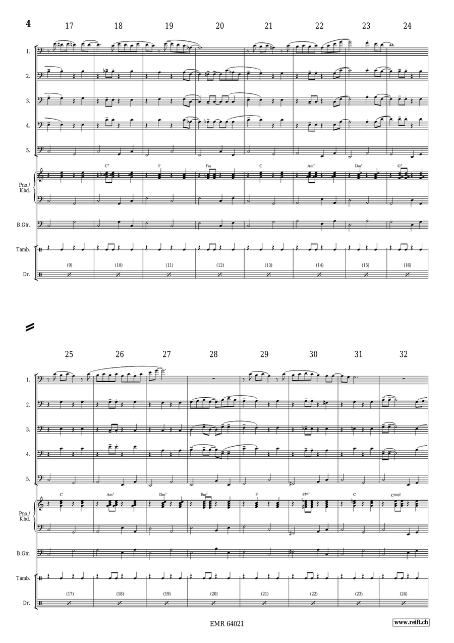 Wonderful Christmas Wonderful Christmas Trombone scores gallery preview page 4