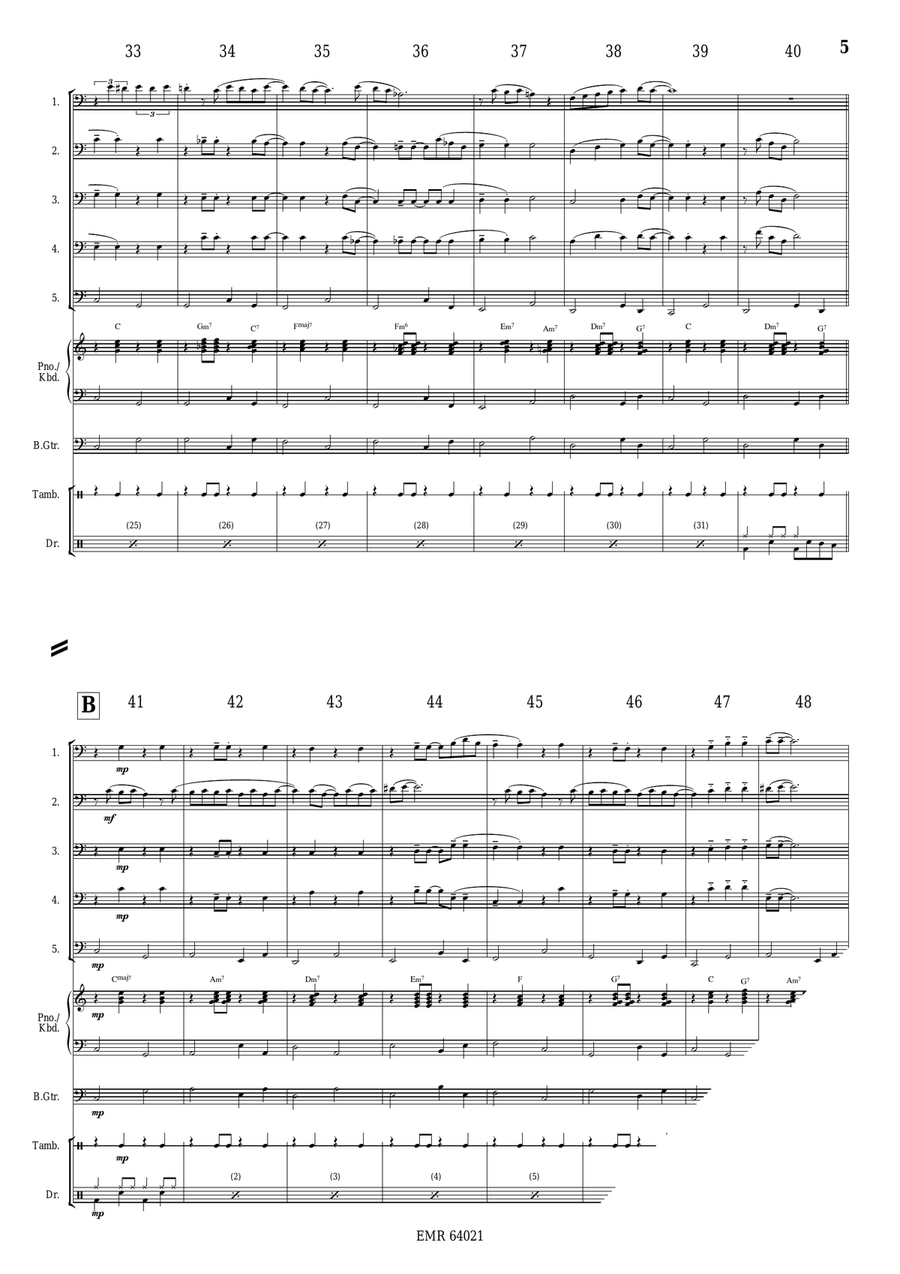Wonderful Christmas Wonderful Christmas Trombone scores gallery preview page 5