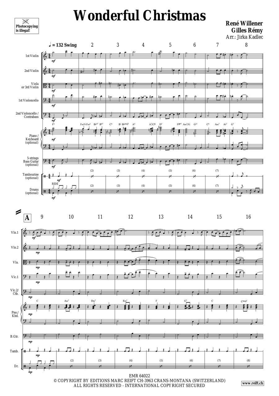 Wonderful Christmas Wonderful Christmas String Quintet scores gallery preview page 3
