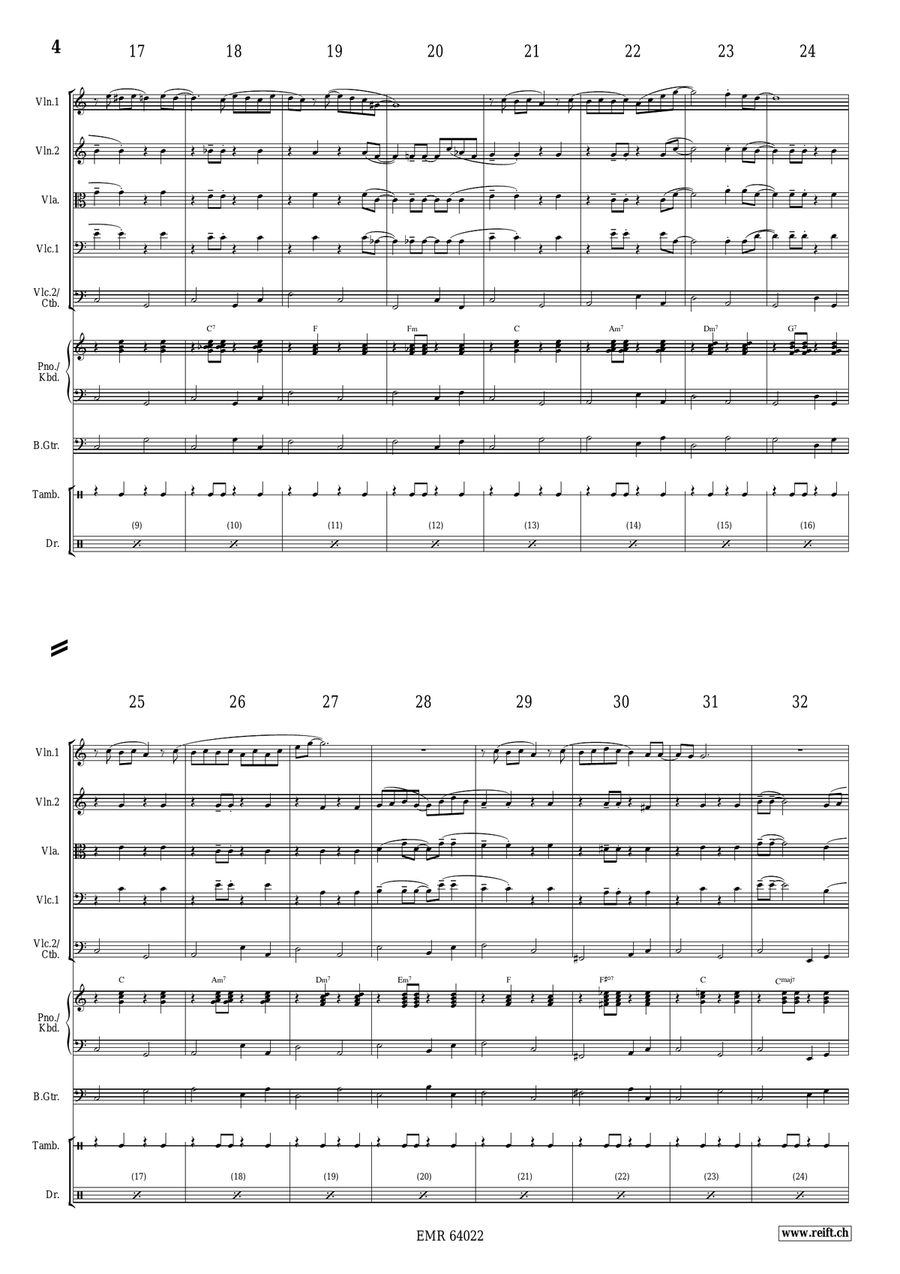Wonderful Christmas Wonderful Christmas String Quintet scores gallery preview page 4