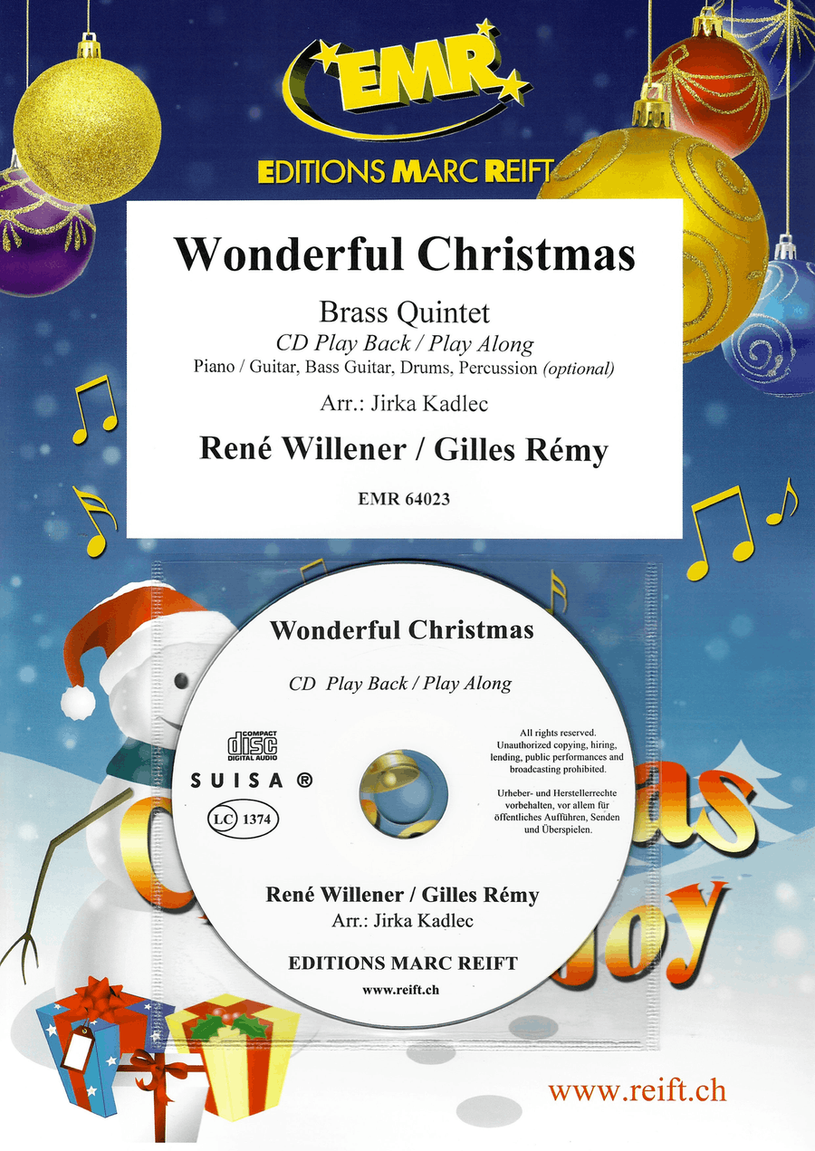 Wonderful Christmas Wonderful Christmas Brass Quintet scores gallery preview page 1