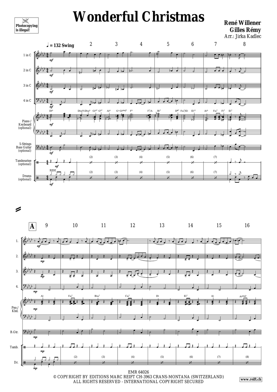 Wonderful Christmas Wonderful Christmas CD scores gallery preview page 3