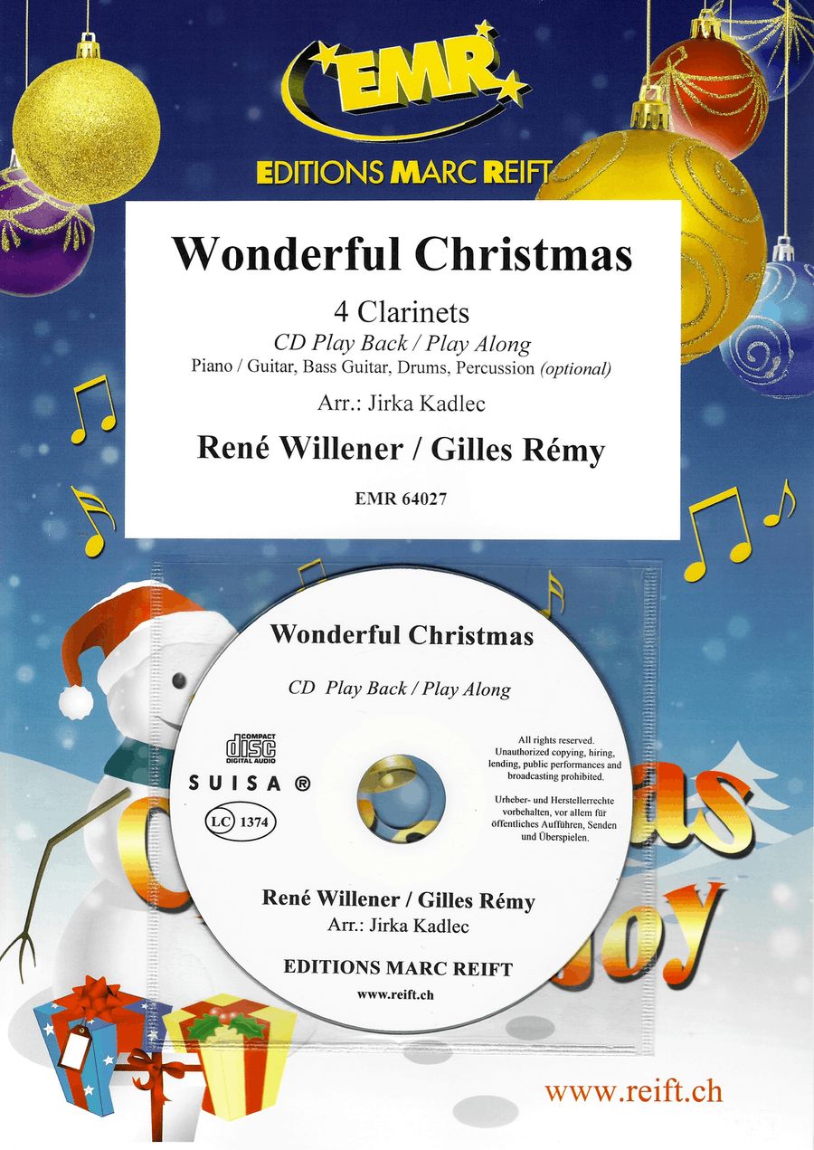 Wonderful Christmas Wonderful Christmas Clarinet Quartet scores gallery preview page 1