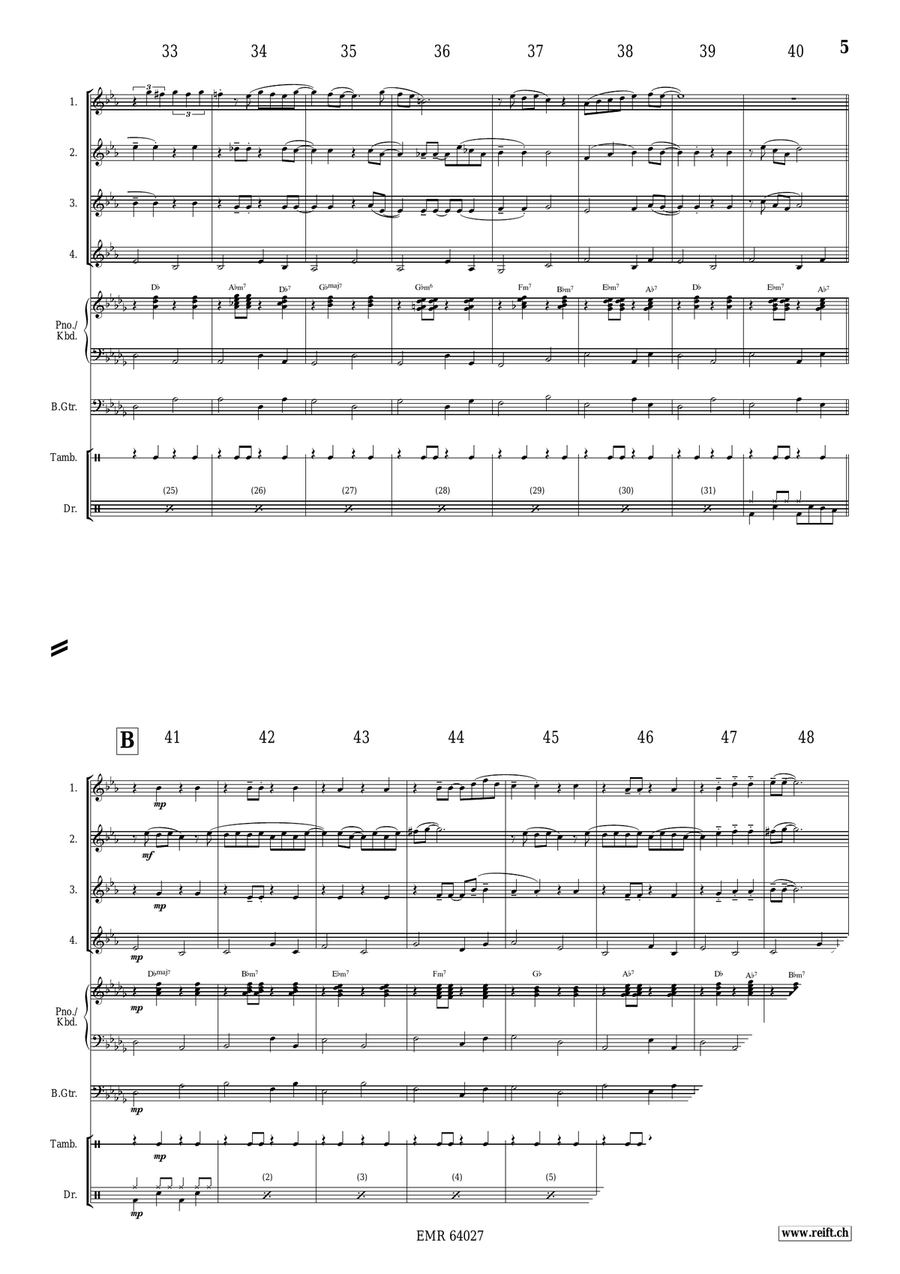 Wonderful Christmas Wonderful Christmas Clarinet Quartet scores gallery preview page 5