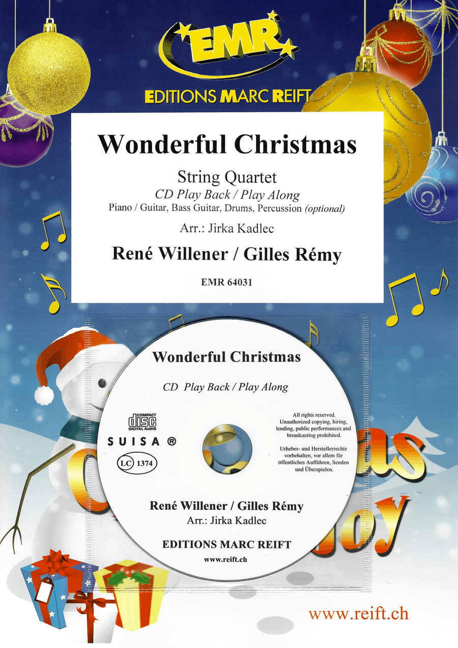 Wonderful Christmas Wonderful Christmas String Quartet scores gallery preview page 1