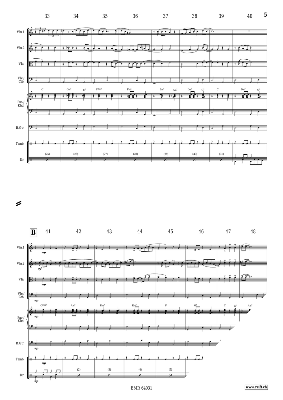Wonderful Christmas Wonderful Christmas String Quartet scores gallery preview page 5