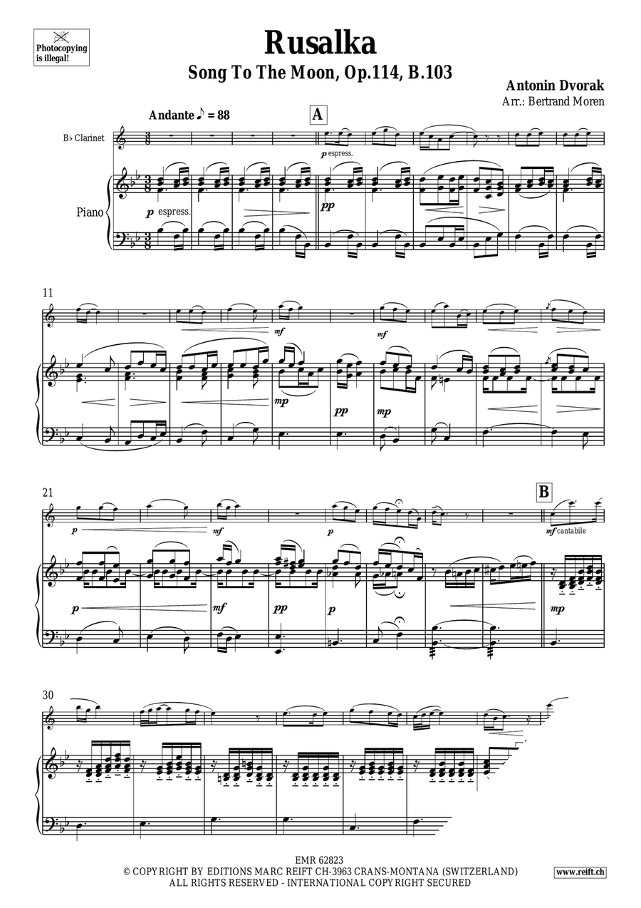 Rusalka Rusalka Clarinet Solo scores gallery preview page 3