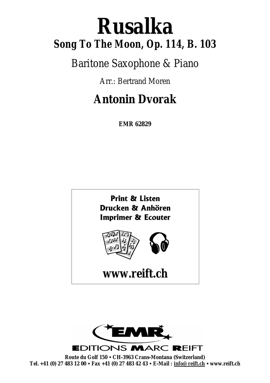 Rusalka Rusalka Baritone Saxophone scores gallery preview page 2