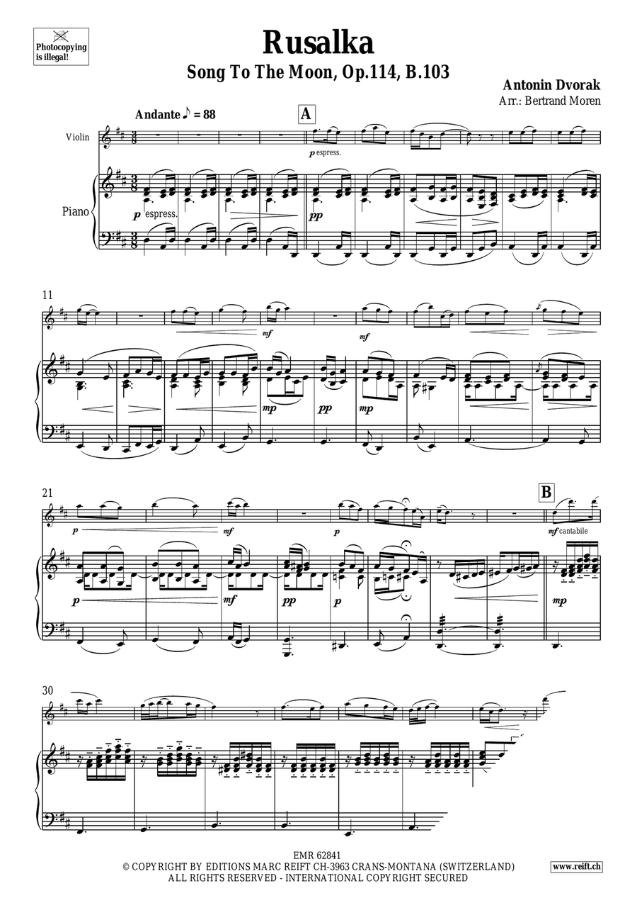 Rusalka Rusalka Violin Solo scores gallery preview page 3