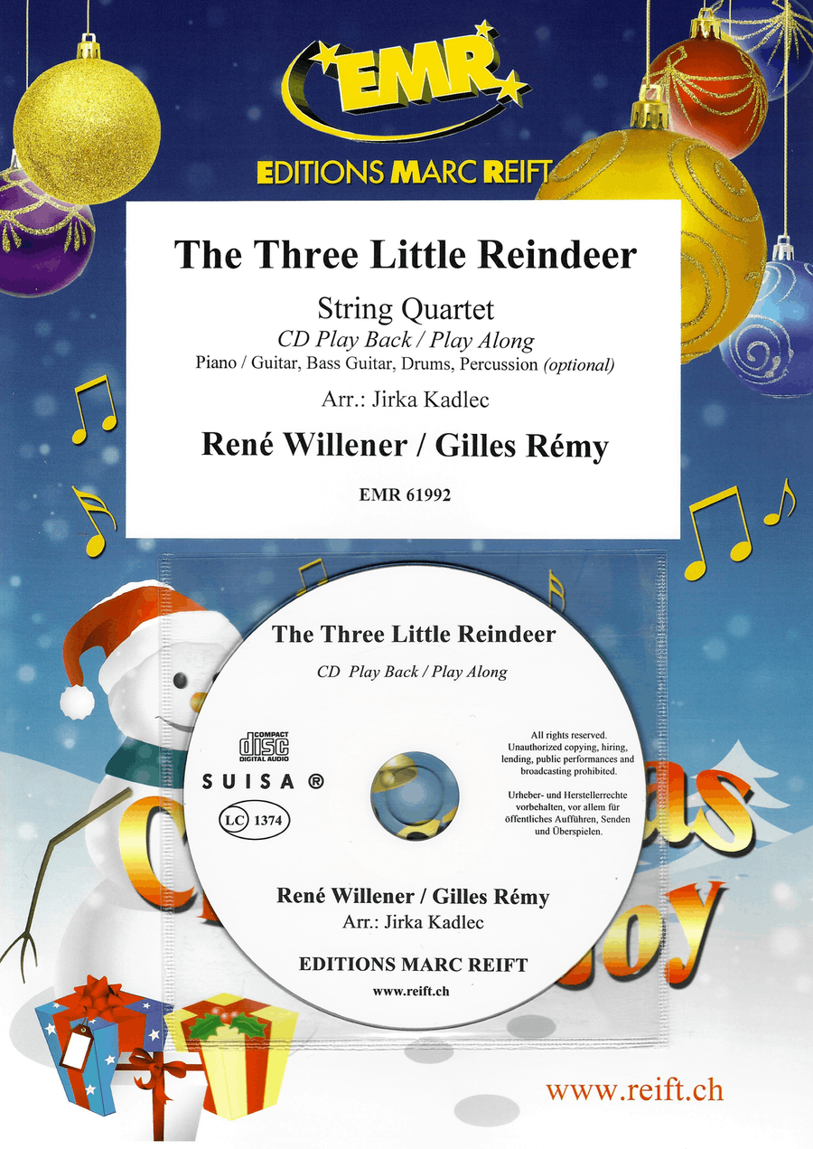 The Three Little Reindeer String Quartet scores gallery preview page 1