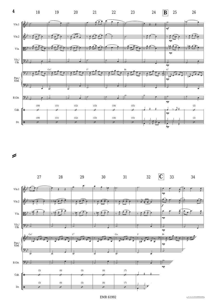 The Three Little Reindeer String Quartet scores gallery preview page 4